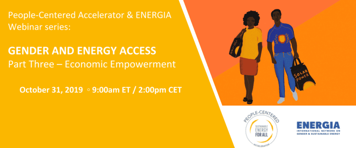 Women’s role in the energy sector: Key take-aways from a series of three webinars on Gender and Energy Access – Part Three